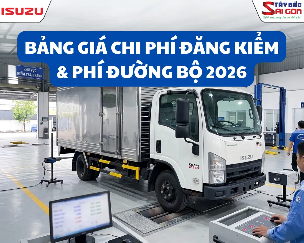 Biểu phí đăng kiểm xe ô tô và chi phí đăng kiểm xe tải năm 2026