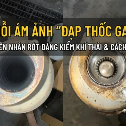 NỖI ÁM ẢNH “ĐẠP THỐC GA”: NGUYÊN NHÂN RỚT ĐĂNG KIỂM KHÍ THẢI & CÁCH XỬ LÝ