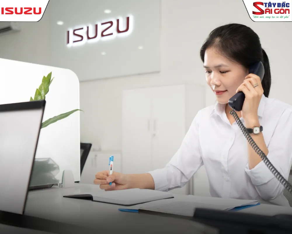CÁCH ĐẶT LỊCH BẢO DƯỠNG XE TẠI ISUZU TÂY BẮC SÀI GÒN