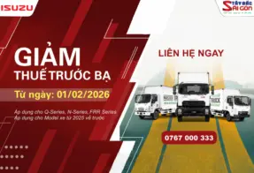 HỖ TRỢ LỆ PHÍ TRƯỚC BẠ XE TẢI TỪ 01/02/2026