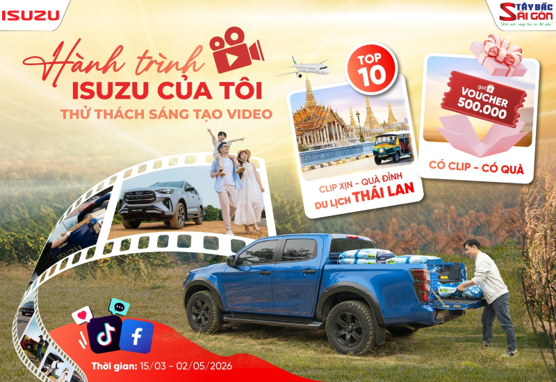 Cuộc thi hành trình ISUZU của tôi