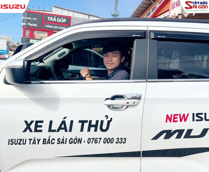 Lái thử xe ISUZU tại Kiến Đức