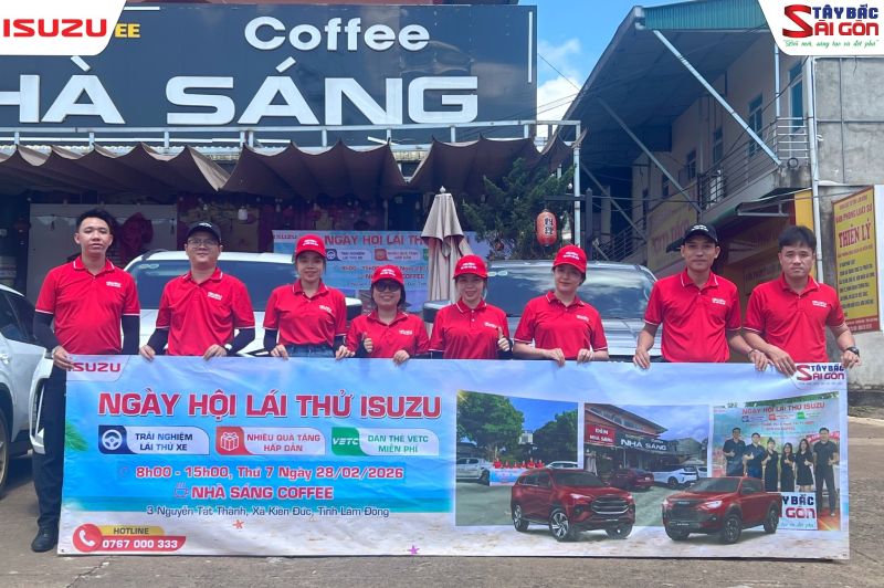 Sự kiện lái thử ISUZU tại Kiến Đức