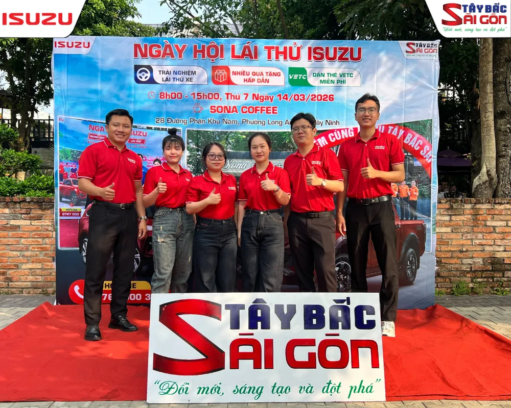 Sự kiện lái thử ISUZU tại Tây Ninh và Long An cũ