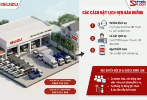 CÁCH ĐẶT LỊCH BẢO DƯỠNG XE TẠI ISUZU TÂY BẮC SÀI GÒN