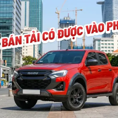 CHẠY “XE BÁN TẢI VÀO THÀNH PHỐ” CÓ BỊ CẤM KHÔNG? 