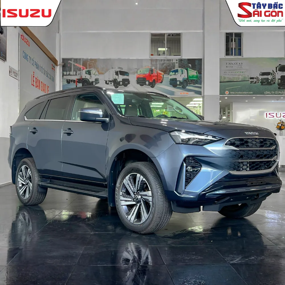 mu-X Prestige với vẻ ngoài hiện đại cùng khung gầm bền bỉ