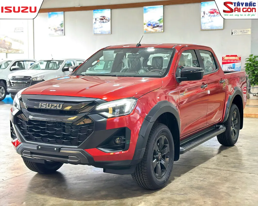 Bán tải Isuzu D-MAX sử dụng hệ thống 2 cầu vượt địa hình