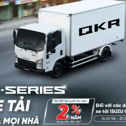 MUA XE TẢI ISUZU TRẢ GÓP: CHƯƠNG TRÌNH HỖ TRỢ GIẢM 2% LÃI SUẤT NĂM ĐẦU