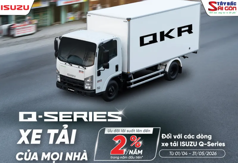 MUA XE TẢI ISUZU TRẢ GÓP: CHƯƠNG TRÌNH HỖ TRỢ GIẢM 2% LÃI SUẤT NĂM ĐẦU