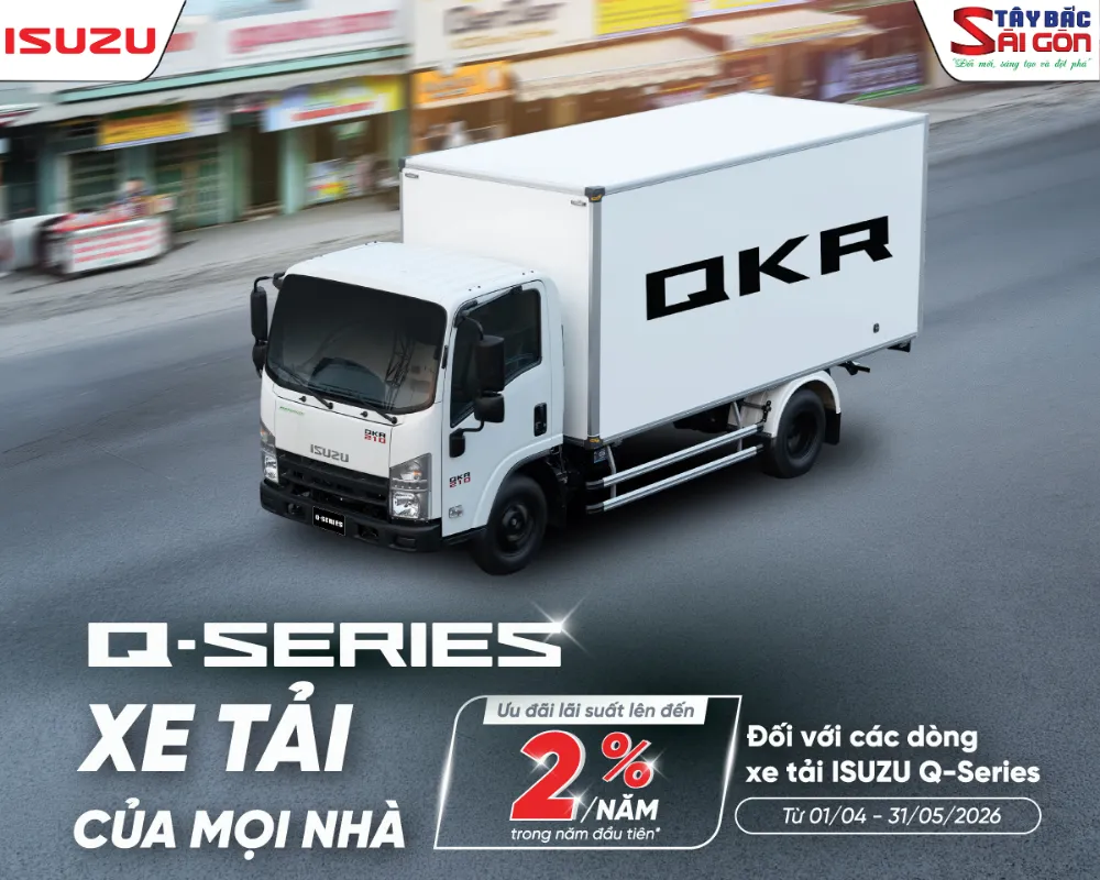 Chi tiết mức giảm 2% lãi suất năm đầu khi mua xe tải Isuzu trả góp