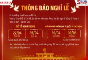 THÔNG BÁO NGHỈ LỄ 30/4/2026 VÀ GIỖ TỔ HÙNG VƯƠNG