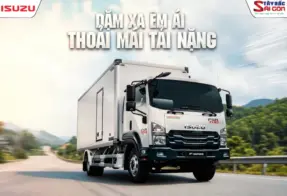 ISUZU VIỆT NAM RA MẮT MẪU XE TẢI ISUZU MỚI FSR-N ĐẠT TẢI TRỌNG 7 TẤN