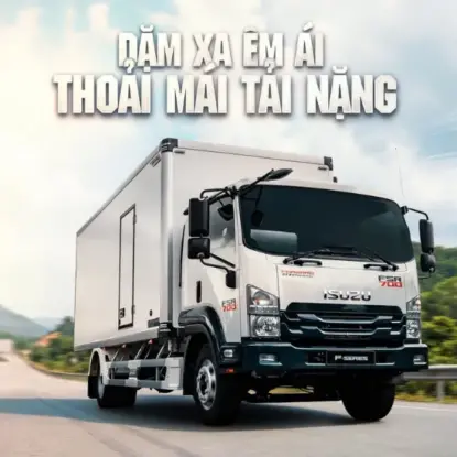 ISUZU VIỆT NAM RA MẮT MẪU XE TẢI ISUZU MỚI FSR-N ĐẠT TẢI TRỌNG 7 TẤN