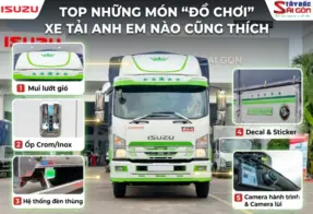 ĐỒ CHƠI XE TẢI ISUZU: TỔNG HỢP CÁC OPTION PHỔ BIẾN & LƯU Ý KHI LẮP ĐẶT