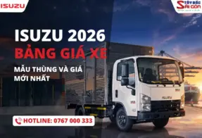 TỔNG HỢP BẢNG GIÁ XE ISUZU 2026 TẠI TÂY BẮC SÀI GÒN
