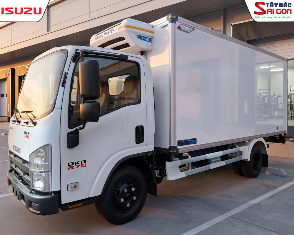 Báo giá lăn bánh Isuzu QKR 270 thùng đông lạnh