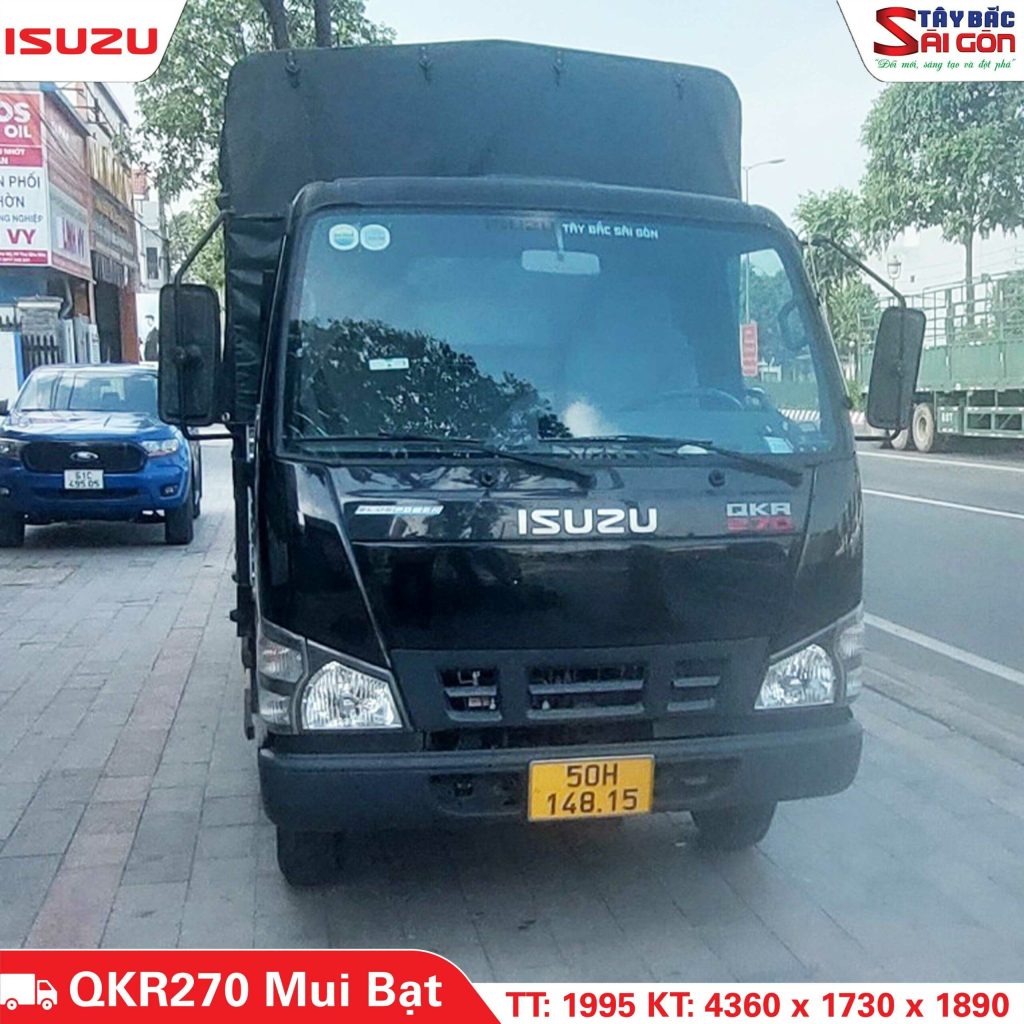 [ĐÃ BÁN]Xe Tải Isuzu QKR270 1.9 Tấn Thùng Mui Bạt