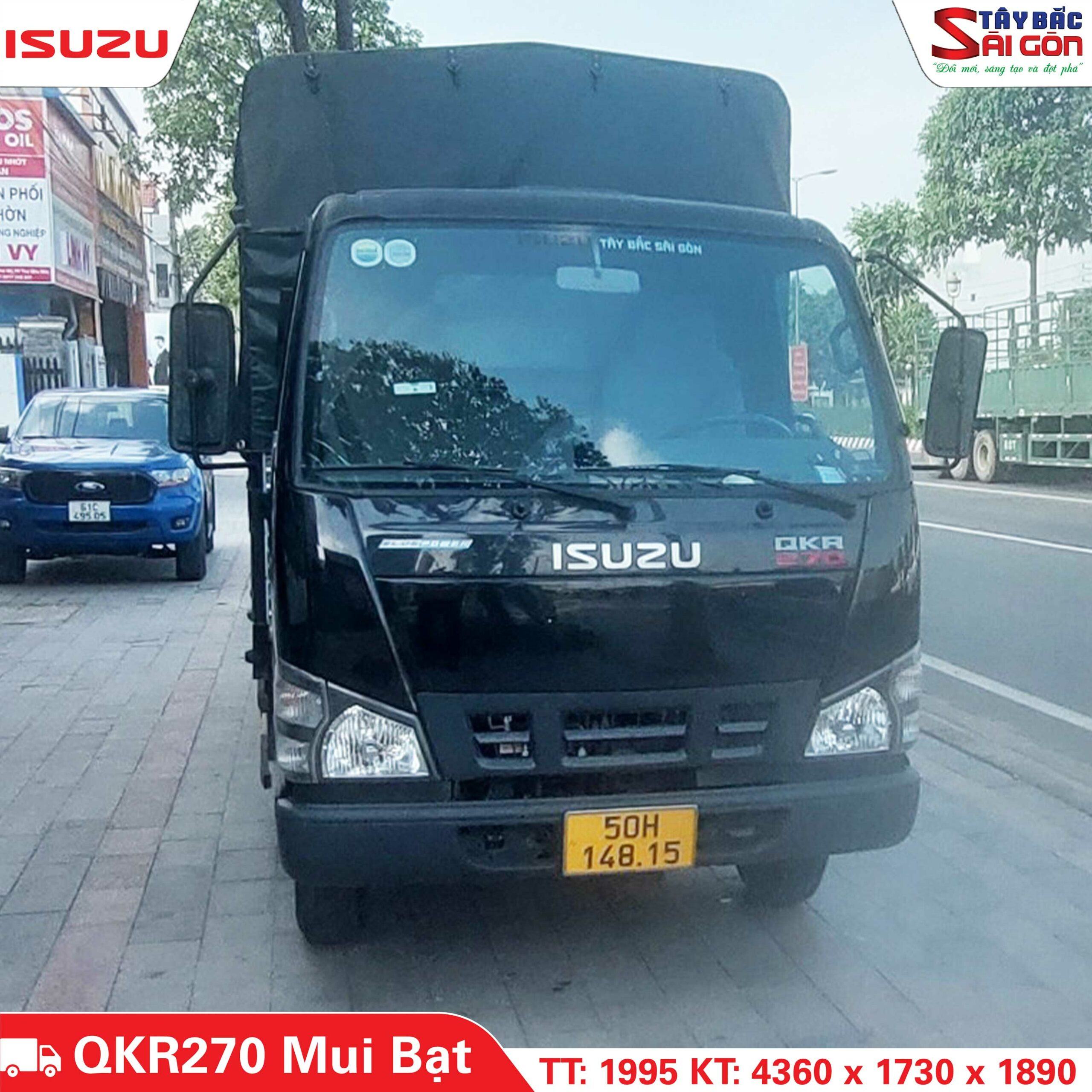 [ĐÃ BÁN]Xe Tải Isuzu QKR270 1.9 Tấn Thùng Mui Bạt