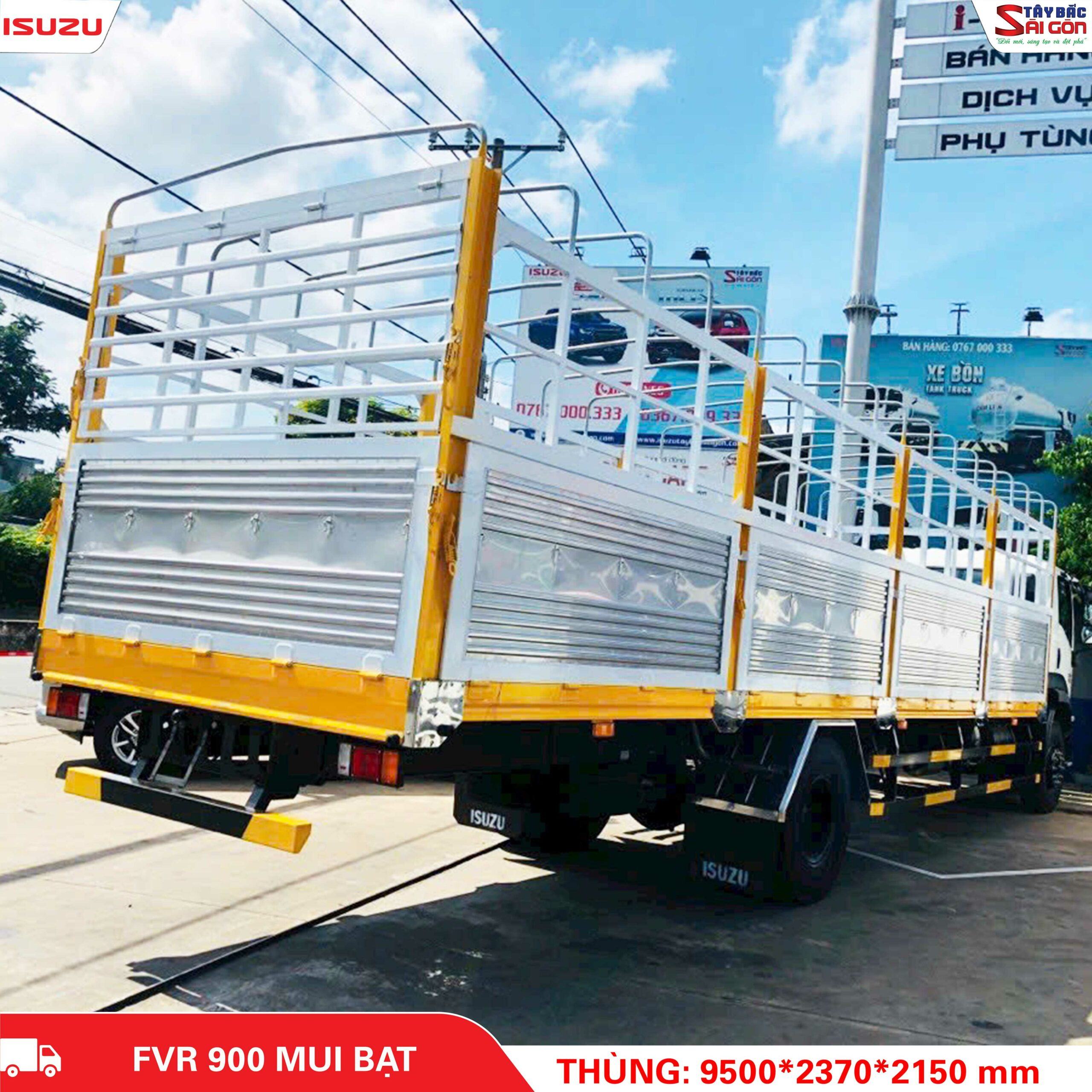Xe Tải Isuzu FRR650 6.5 Tấn Thùng Kín