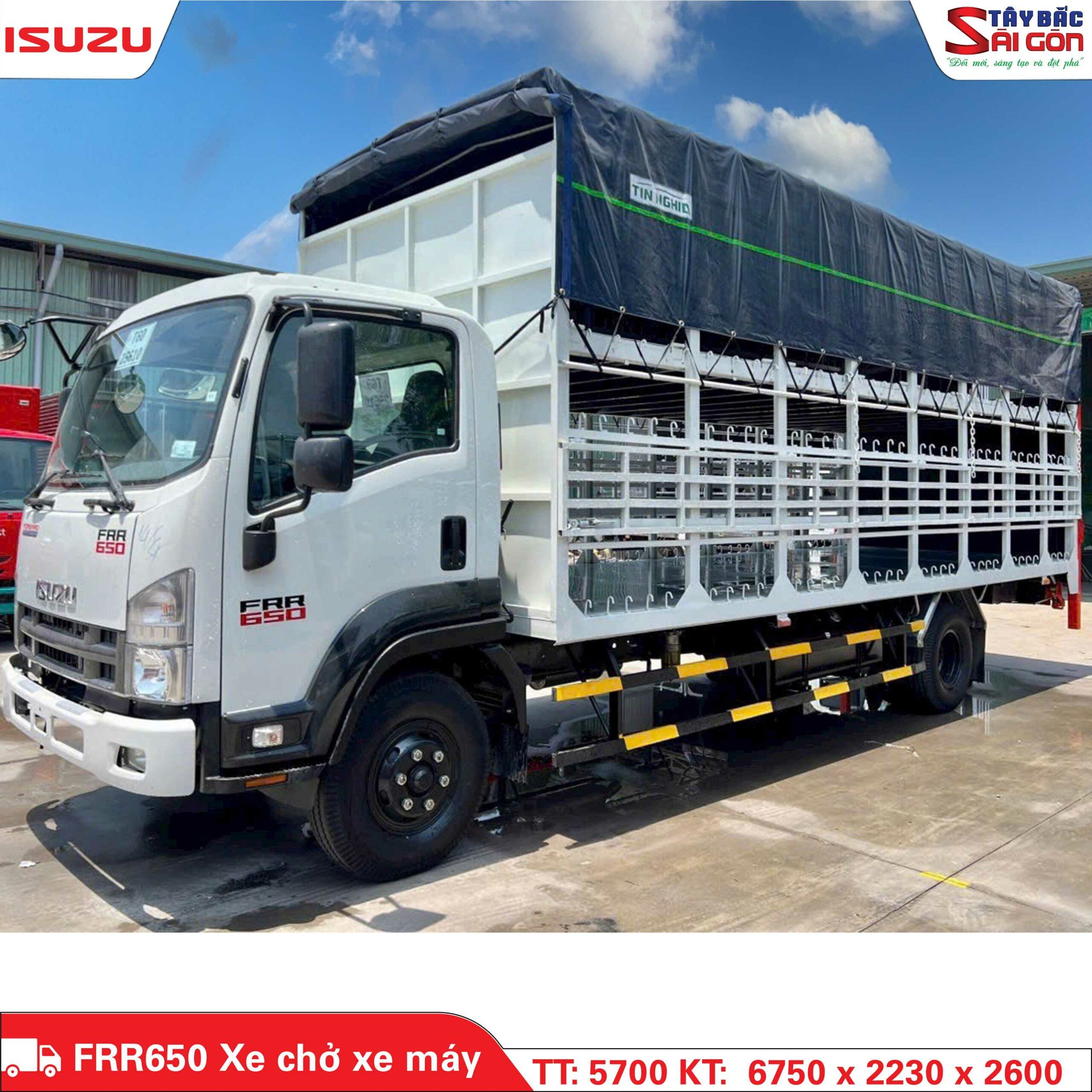 Xe Tải Isuzu FRR650 5.7 Tấn Xe Chở Xe Máy