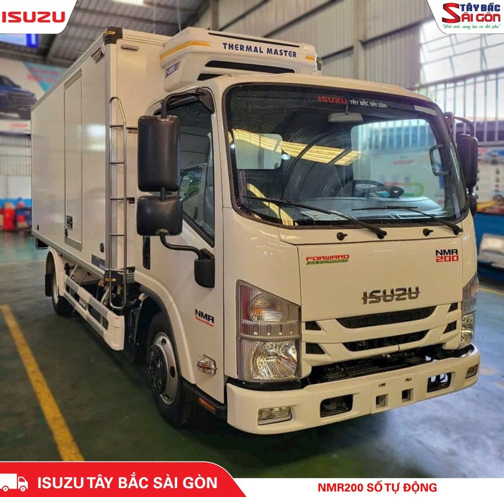 Xe Tải Isuzu NMR200 Số Tự Động 1.8 Tấn Thùng Đông Lạnh