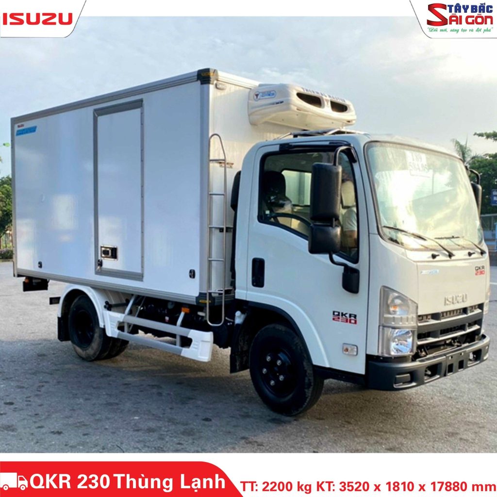 Xe tải thùng lạnh ISUZU QKR230 2.2 tấn