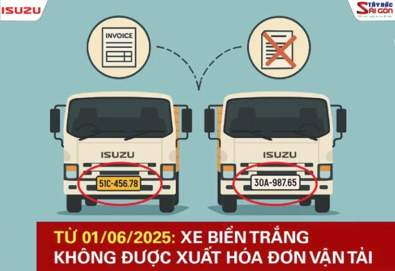 Nghị định 70/2025/NĐ-CP: Cấm xe biển trắng kinh doanh vận tải