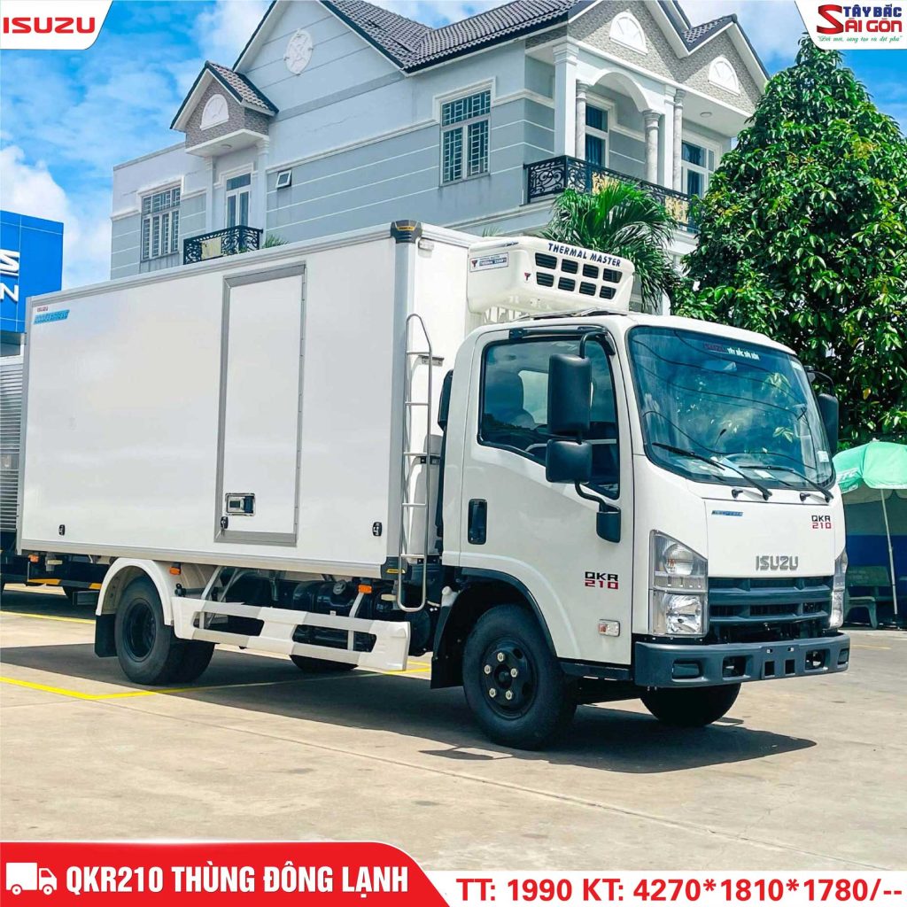 Xe Tải Isuzu QKR210 1.9 Tấn Thùng Lạnh Quyền