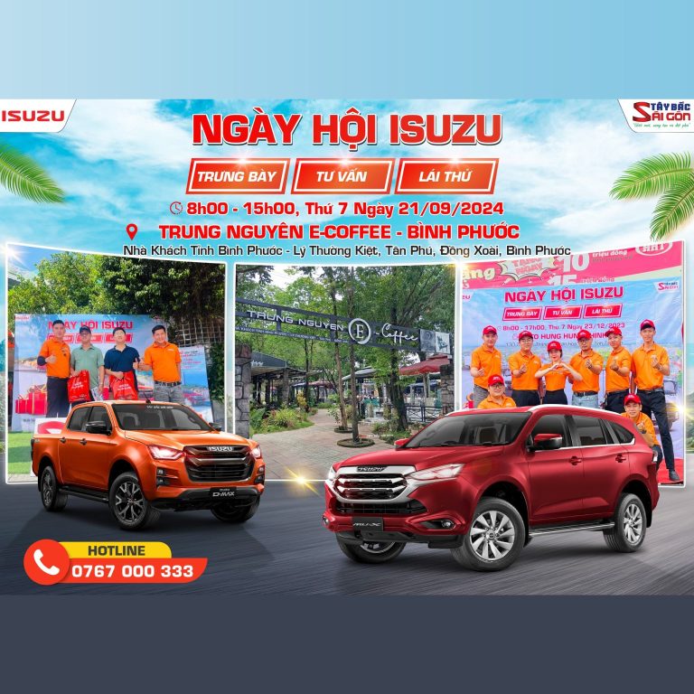 Sự kiện lái thử xe Isuzu: Trải nghiệm thực tế và nhận quà hấp dẫn