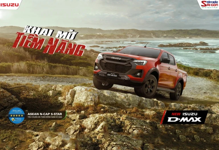 Ra mắt D-Max 2024: Bán tải mạnh mẽ, tiết kiệm và đáng tin cậy