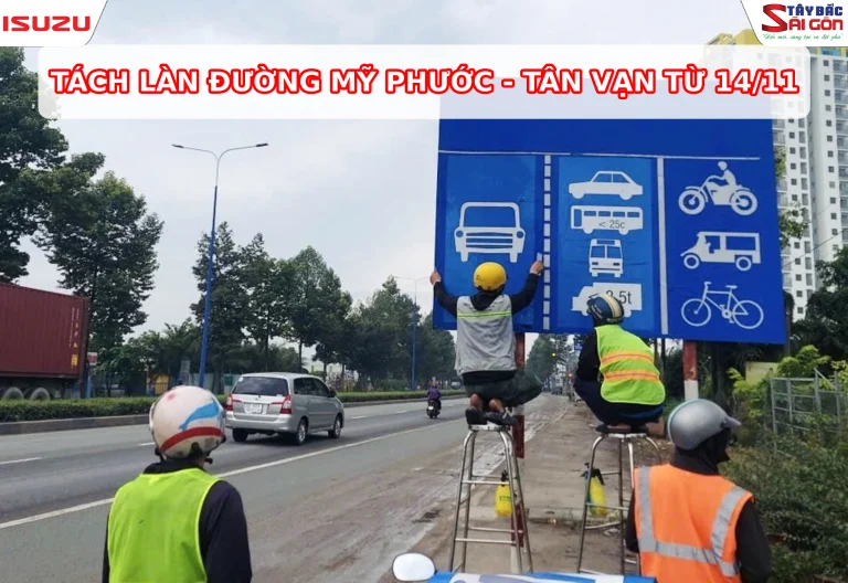 MỸ PHƯỚC – TÂN VẠN TÁCH LÀN TỪ 14/11: GIẢM THIỂU TAI NẠN