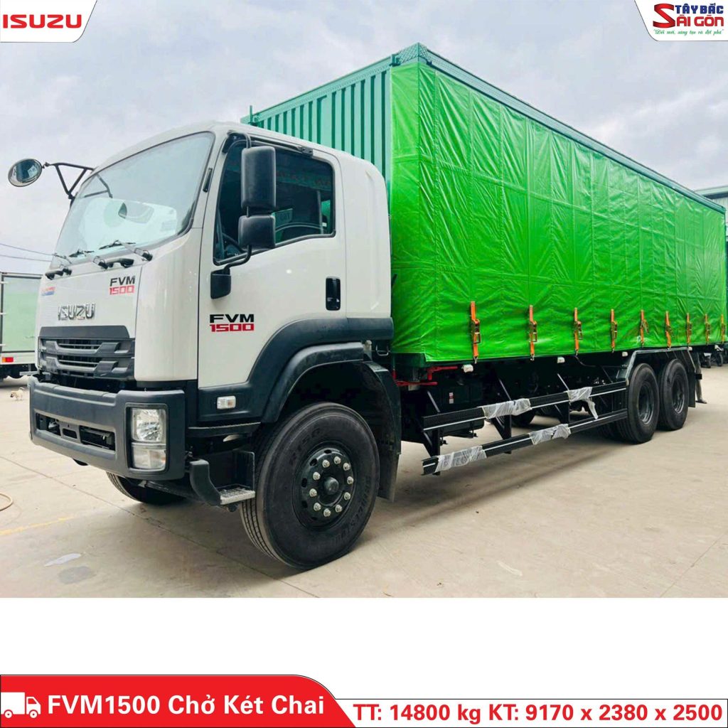 Xe Tải Isuzu 15 Tấn FVM1500 Chở Bia