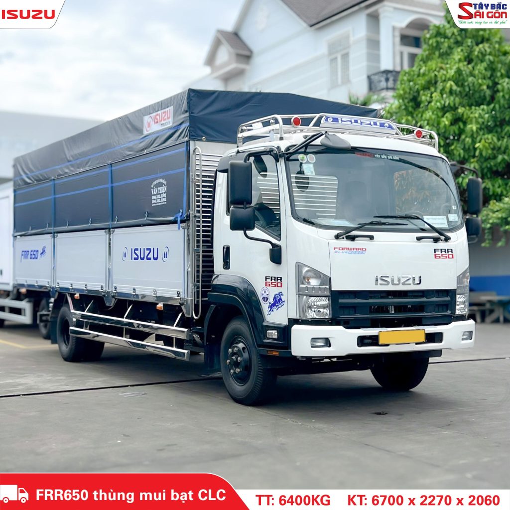 Xe mui bạt 6.4 tấn ISUZU FRR650 option Chất lượng cao