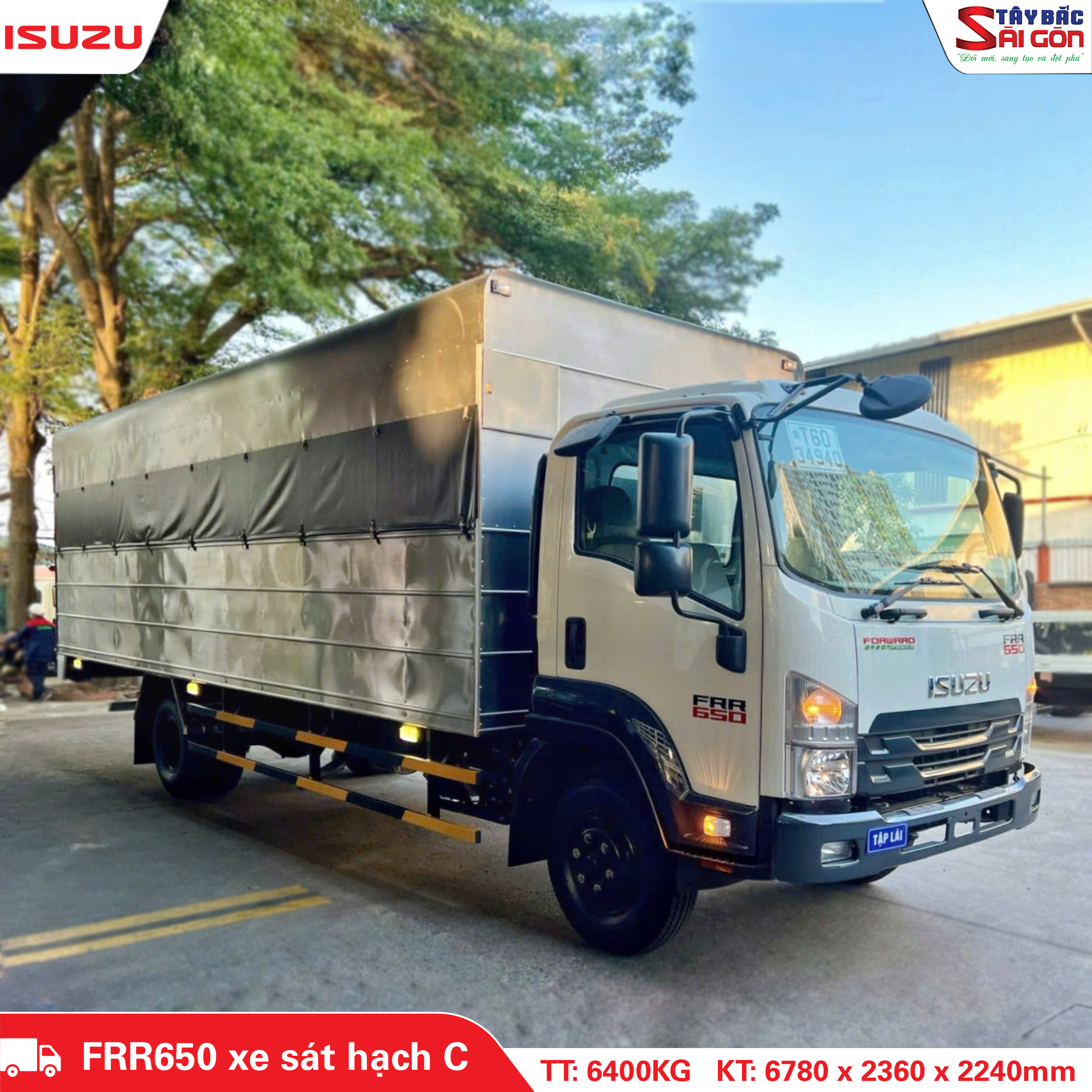 Xe tải hạng C tập lái FRR650 | Chuẩn quy định mới 2025
