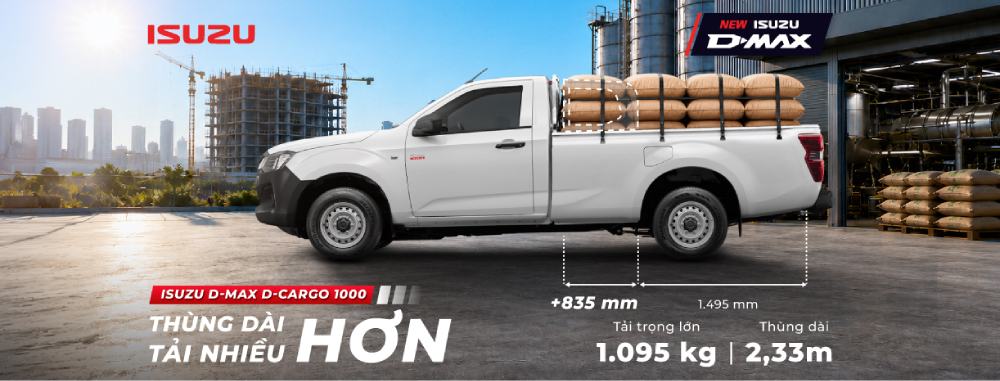 D-cargo thùng dài hơn, chở nhiều hơn