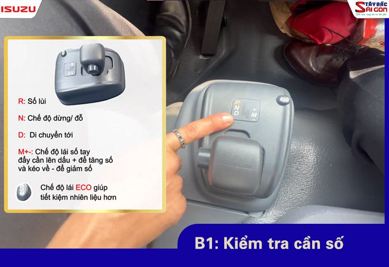 Cách khởi động xe tải số tự động