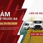 HỖ TRỢ LỆ PHÍ TRƯỚC BẠ XE TẢI TỪ 01/02/2026