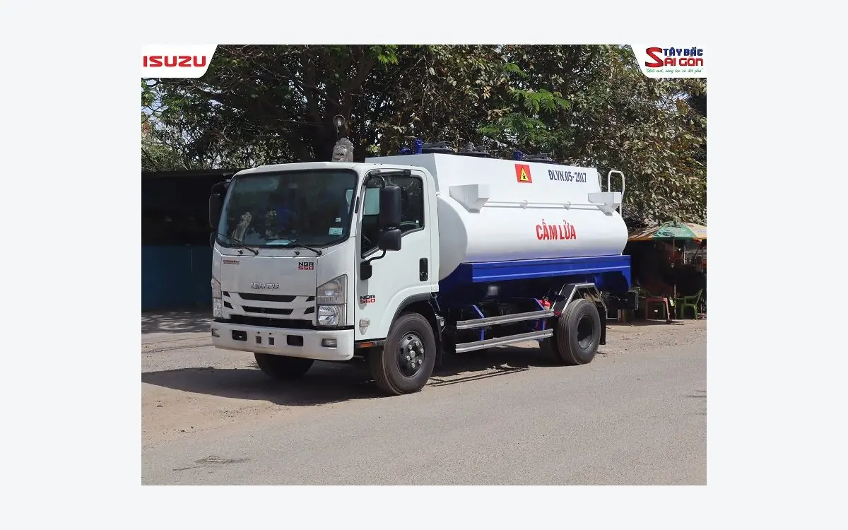 Xe Bồn Xi-Téc Chở Nhiên Liệu ISUZU NQR550