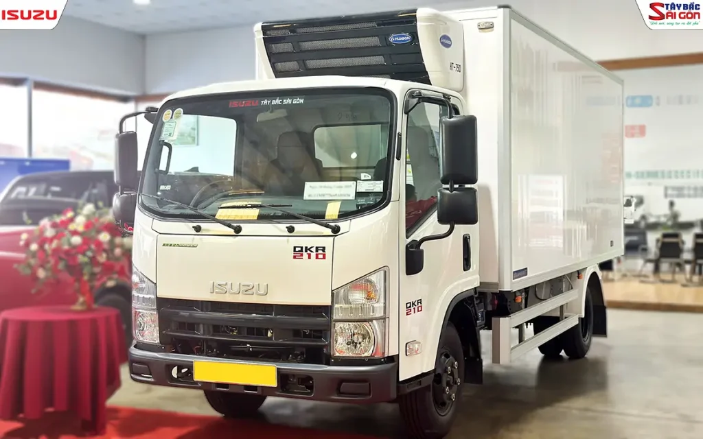Thùng Đông Lạnh Lamberet Trên Xe Tải ISUZU QKR210
