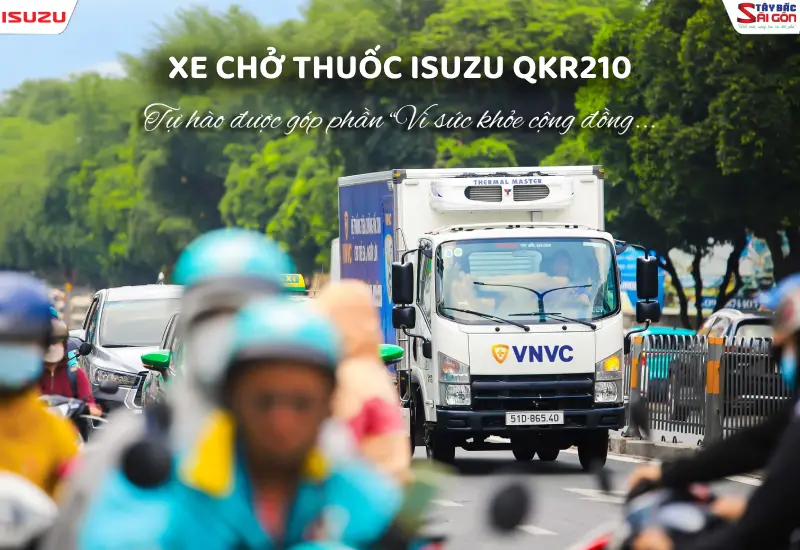 Xe chở thuốc giúp bảo quản thuốc, dược phẩm, chế phẩm y tế an toàn