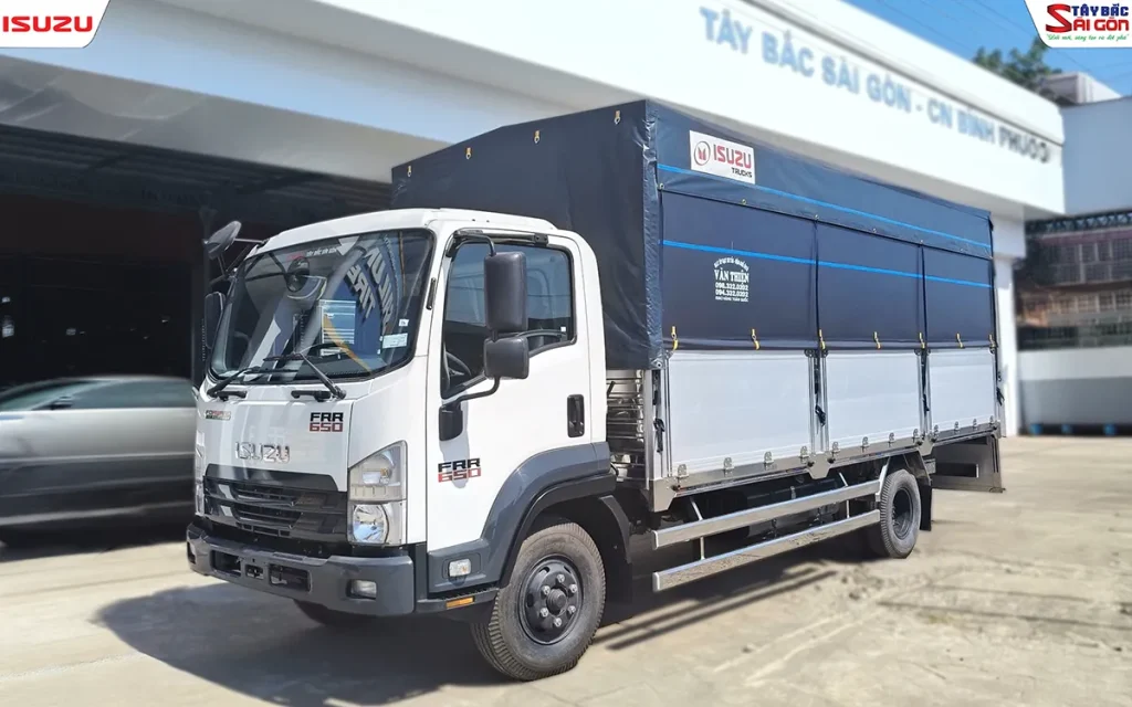 Xe Tải 6.5 Tấn Bửng Nhôm Isuzu FRR650 (Thùng 5.9m)