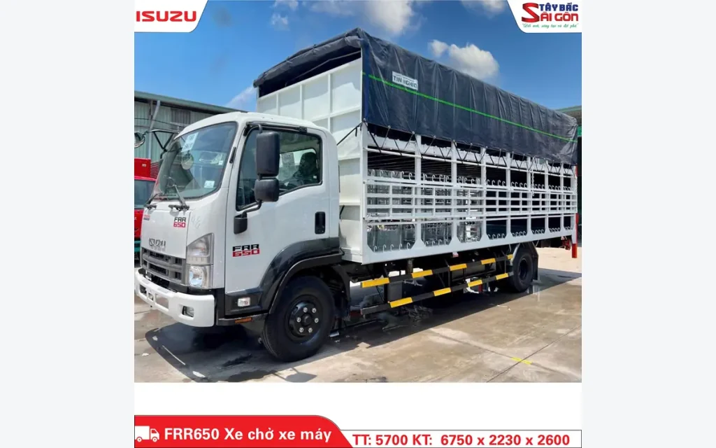 Xe Tải Chở Xe Máy ISUZU FRR650
