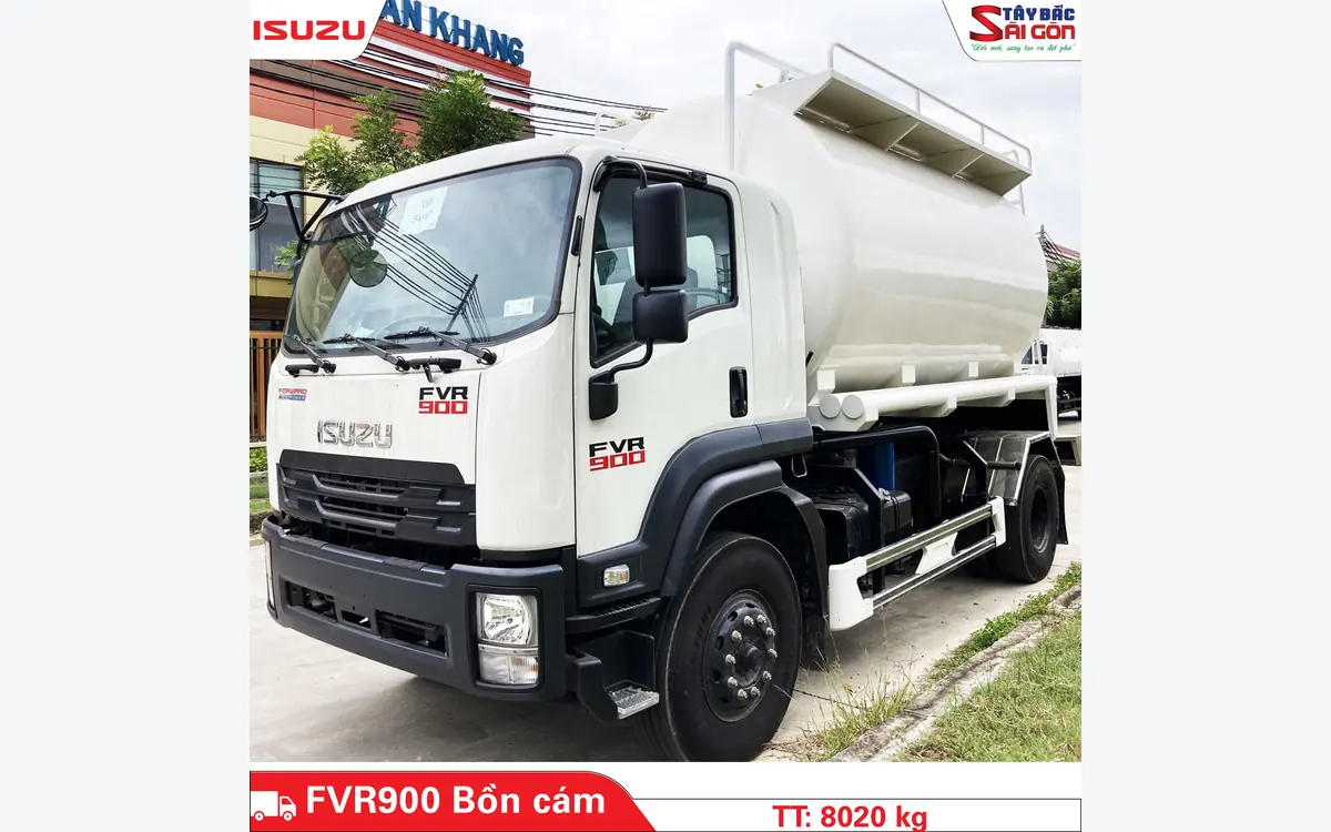 Xe Bồn Chở Thức Ăn Chăn Nuôi ISUZU FVR900