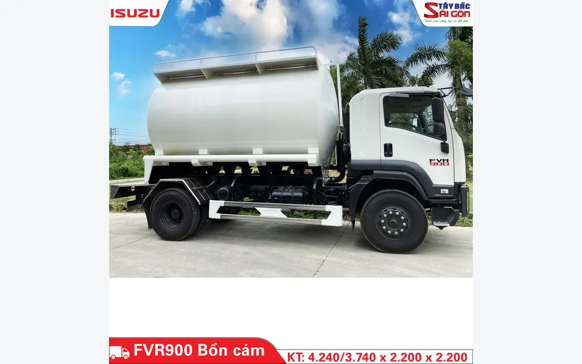 Xe bồn ISUZU FVR900 chở thức ăn chăn nuôi
