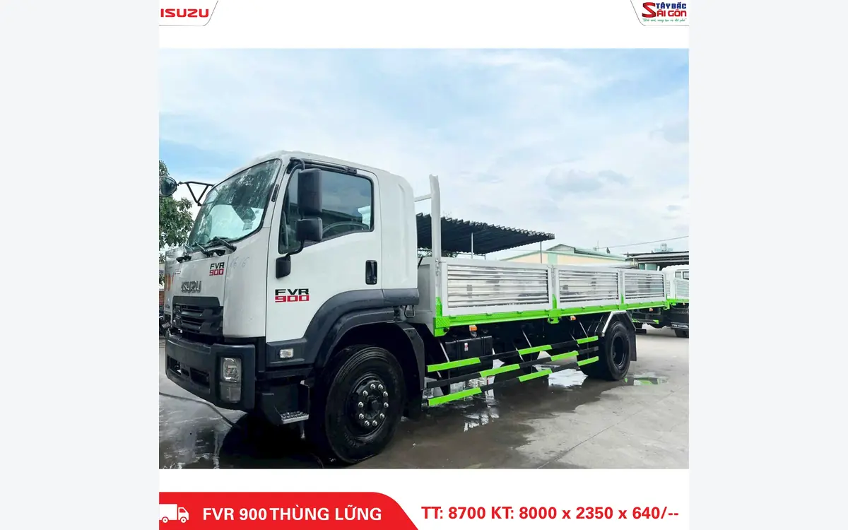 Xe Tải ISUZU FVR900 8.7 Tấn Thùng Lửng