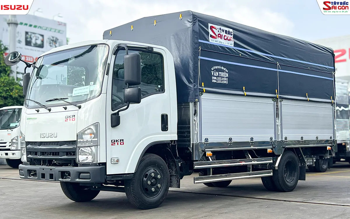 Xe Tải 1T9 Bửng Nhôm Isuzu QKR210 (Thùng 4.4m)