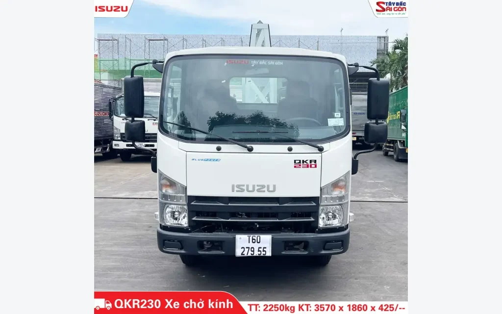 Xe Tải Chở Kính ISUZU QKR230 (Giá Chữ A)