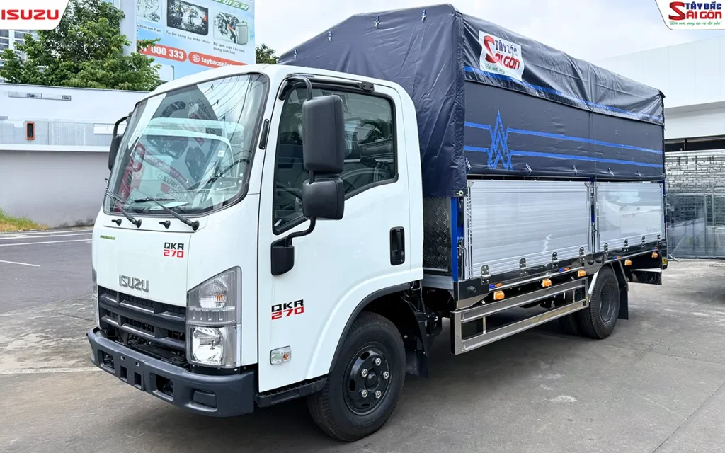 Xe Tải 2.5 Tấn Bửng Nhôm ISUZU QKR270 (Thùng 4.4m)